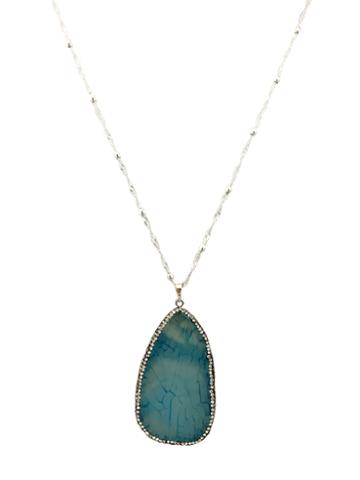 Katherine Karambelas Jewelry Kleo Geode Pendant Necklace
