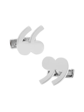 Ox And Bull Trading Co. Sterling Silver Quotation Mark Cufflinks