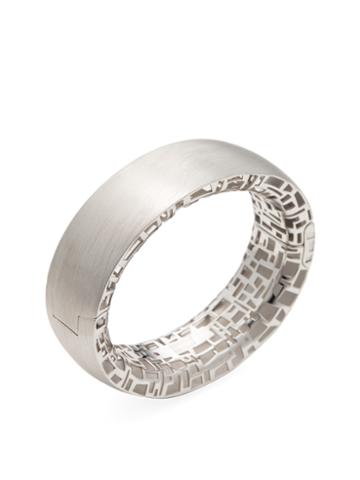 Roberto Coin Silver 5 Ten Skyline Bangle Bracelet