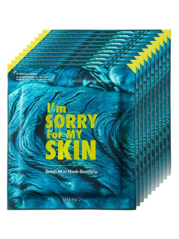 Ultru I'm Sorry For My Skin Green Mud Mask - Soothing (10 Pk) (18 G)