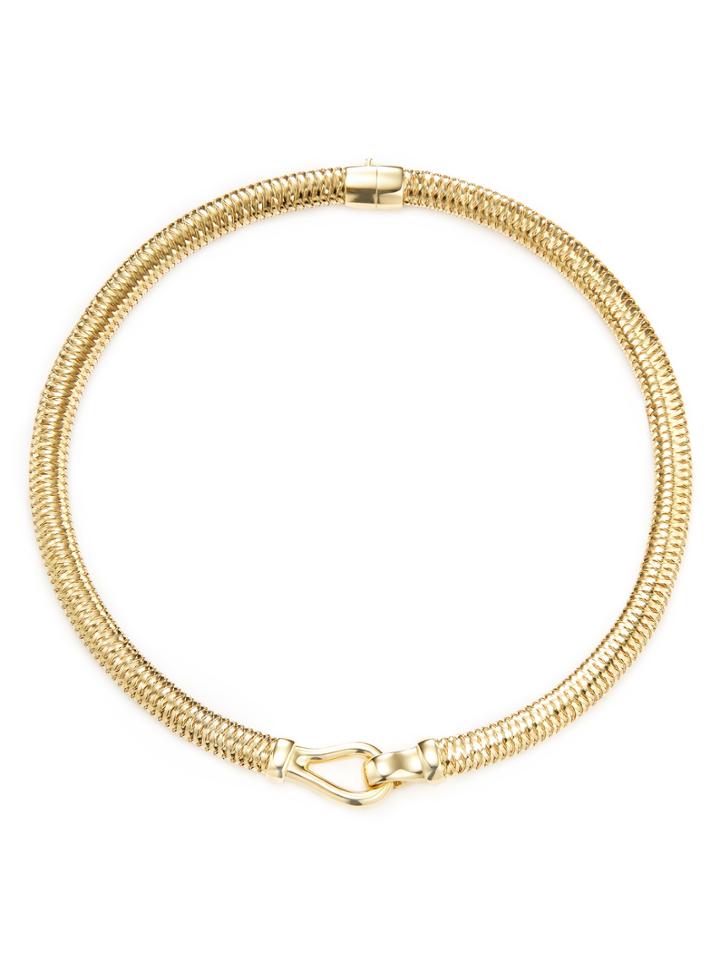 Roberto Coin 18k Yellow Gold Buckle Necklace