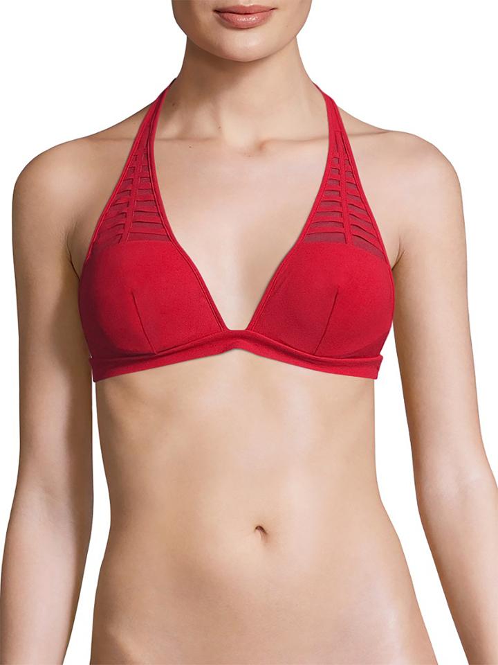 La Perla Mesh Front Triangle Underwire Bikini Top
