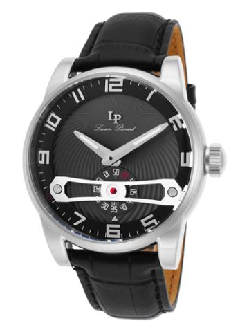 Lucien Piccard Bosphorus Black Dial Watch, 45mm