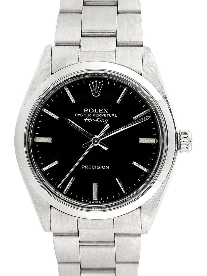 Rolex Automatic Water Resistant Stainless Steel Airking Watch, 34mm