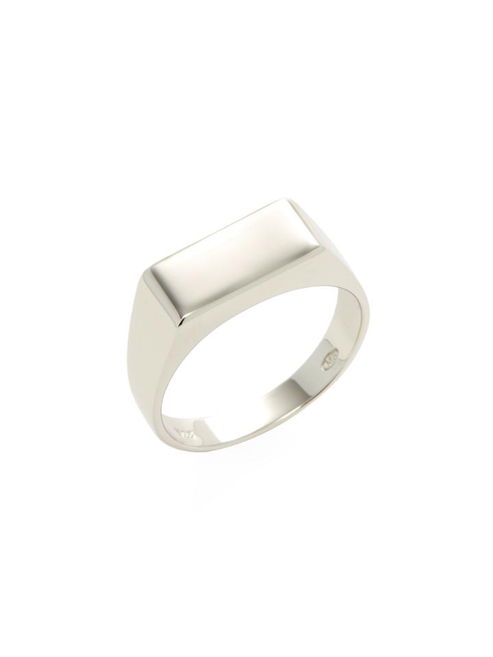 Mateo Bijoux Rectangular Signet Ring