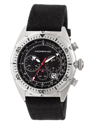 Morphic M53 Series Analog Single Timezone Watch, 45mm