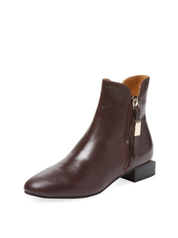 See By Chloe Leather Ankle Bootie