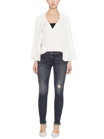 Textile Elizabeth And James Kate Mid Rise Distressed Skinny Jean