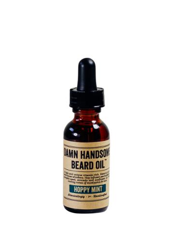 Damn Handsome Grooming Beard Oil: Hoppy Mint (1 Oz)