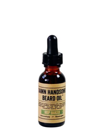 Damn Handsome Grooming Beard Oil: Hop Naked (1 Oz)