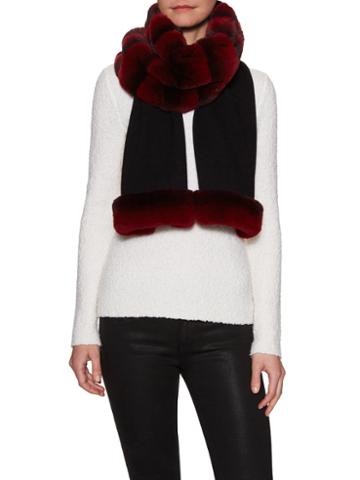 Tasha Tarno Rex Rabbit & Wool Shawl, 76 X 12