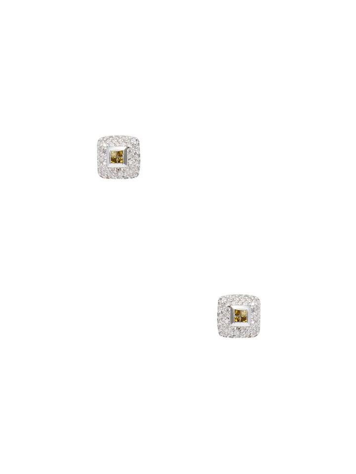 Effy 14k White Gold & Diamond Stud Earrings