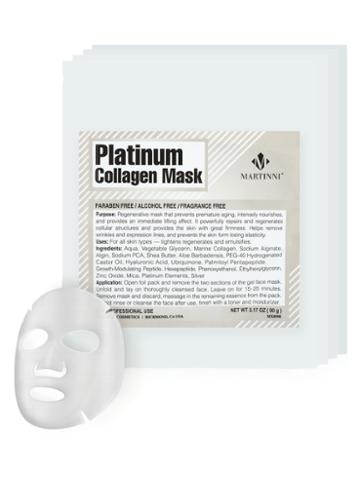 Martinni Beauty Platinum Collagen Mask (4 Pk)