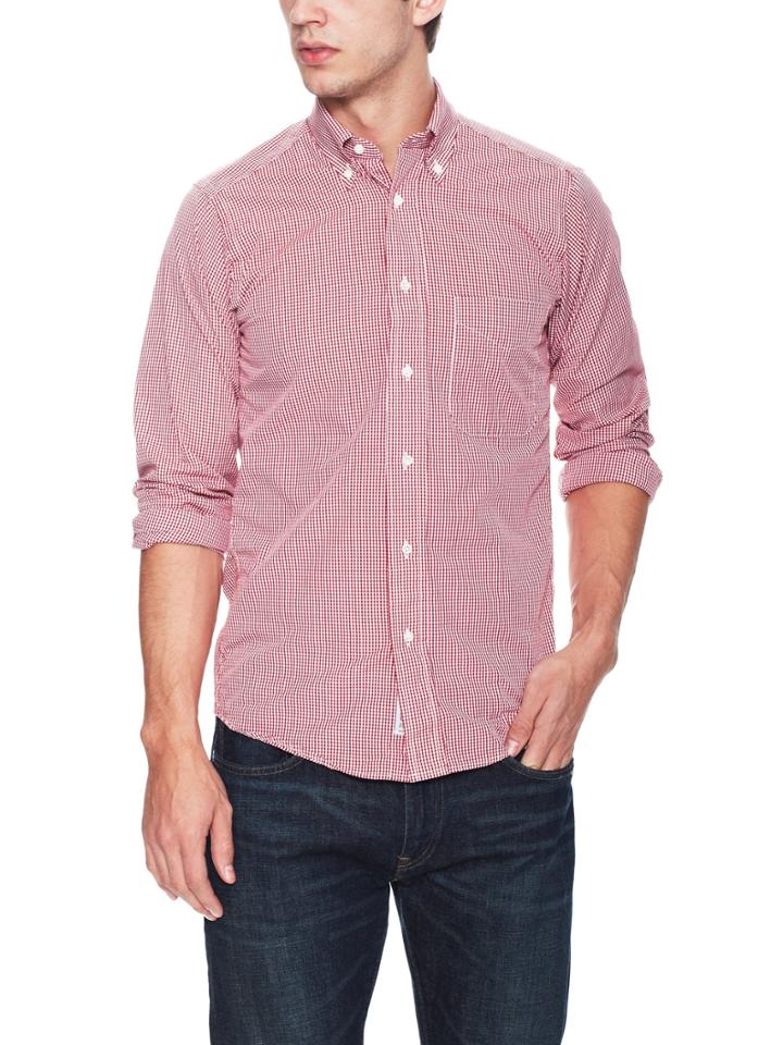 Gitman Bros. Check Button-down Oxford