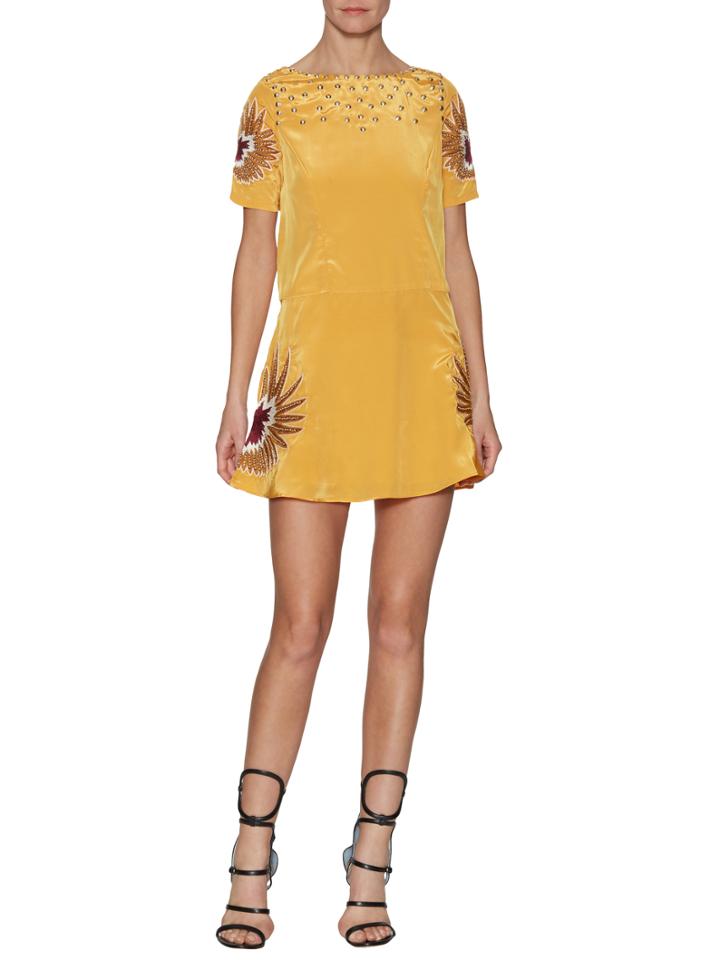 Pia Pauro Embroidered Shift Dress