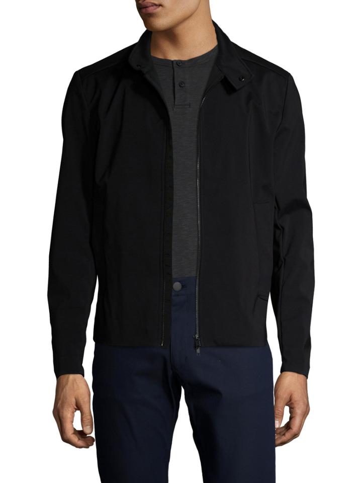 Theory Vash Vetiver Racer Jacket