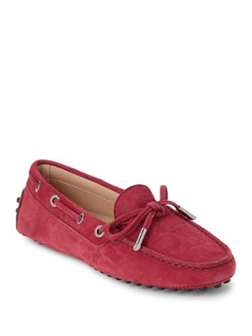 Tod Inchess Leather Tie Moccasins