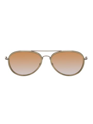 Dries Van Noten By Linda Farrow Gallery Gradient Lens Aviator Frame