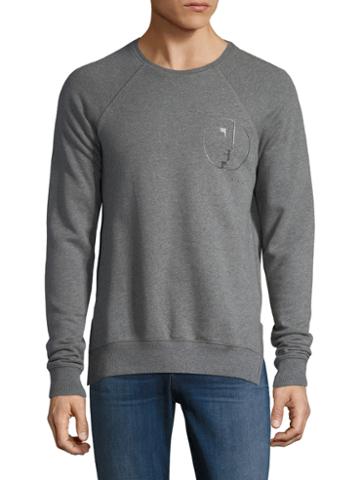 Den Im By Siki Im Printed Cotton Sweatshirt