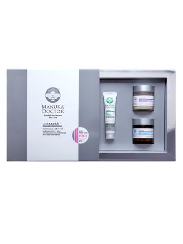 Manuka Doctor Platinum Introductory Kit - (rejuvenating Face Mask + Apiclear Skin Serum + Rub Ease Balm)