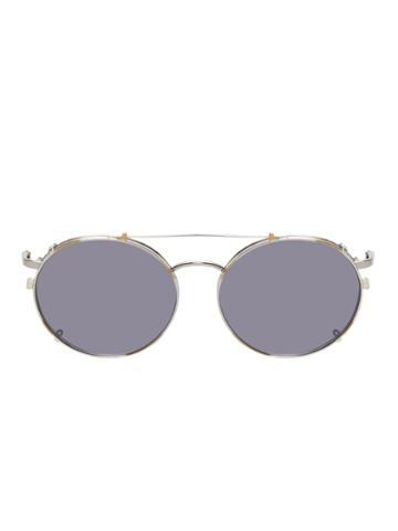 Kris Van Assche By Linda Farrow Gallery Clip On Lens Aviator Frame