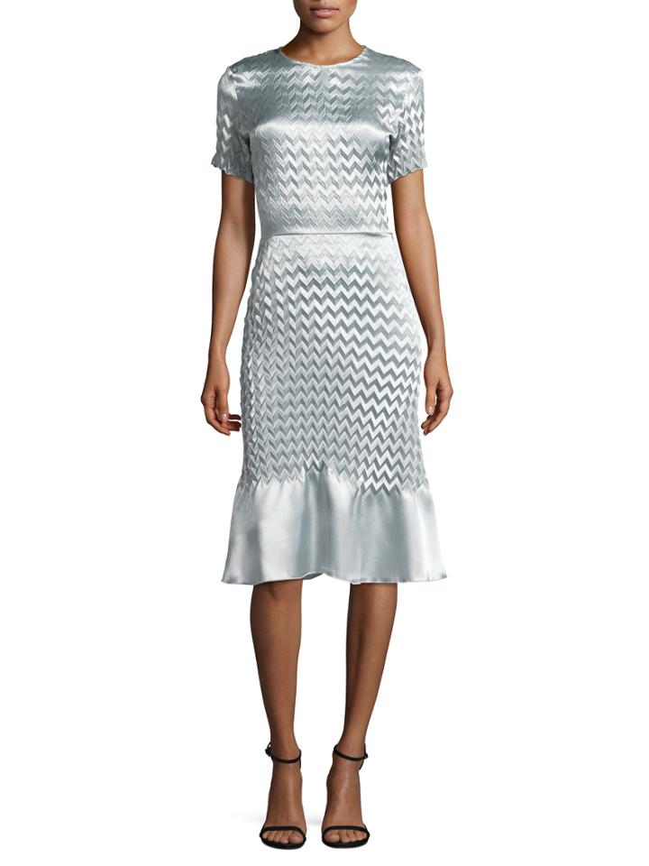 Georgia Hardinge Electrum Pleated Dress