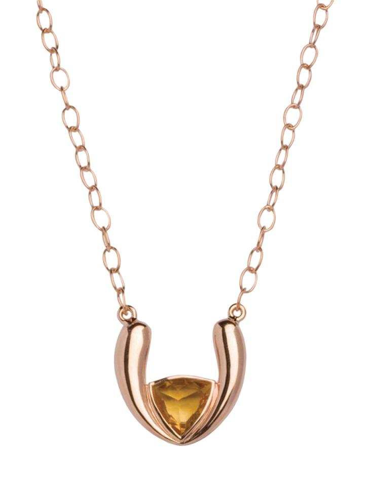 Katie Rowland Salome Horn Of Plenty Pendant Necklace