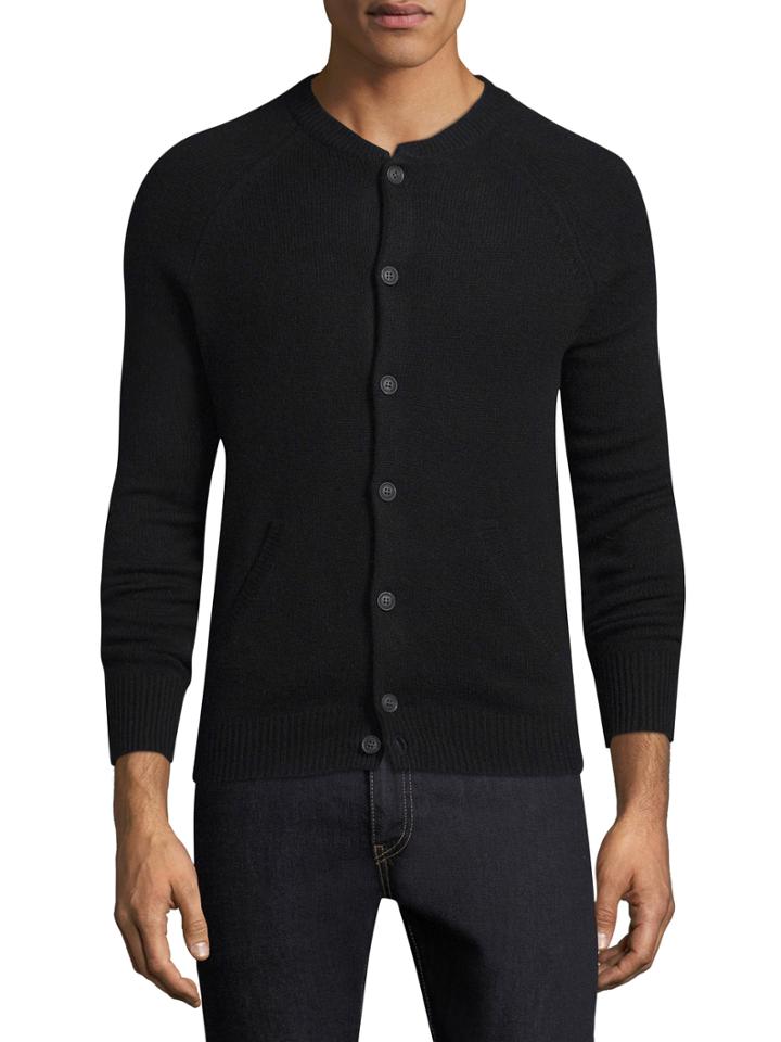 Mccarren & Sons Cashmere Baseball Cardigan