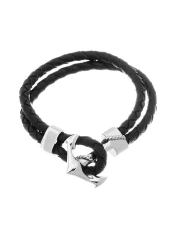 Creed 1913 Anchor Leather Bracelet