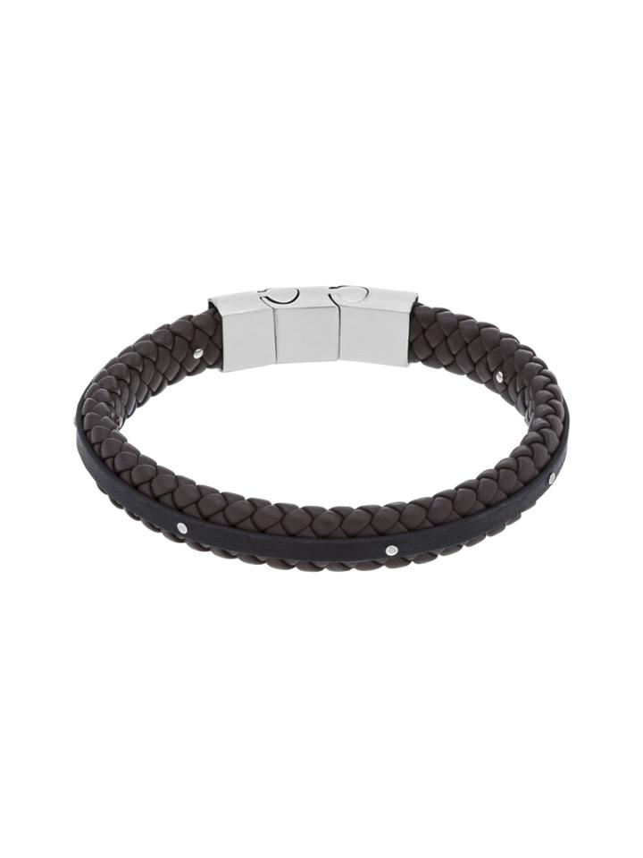 1913 Leather Braided Bracelet