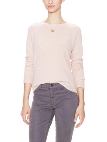 Sea Bleu Cashmere Maria Cashmere Pleated Sweater
