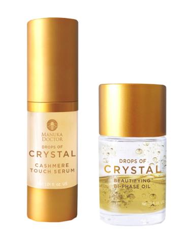 Manuka Doctor Cashmere Touch Luxury Skin Care Set - Drops Of Crystal Beautifying Bi-phase Oil + Drops Of Crystal Cashmere Touch Serum
