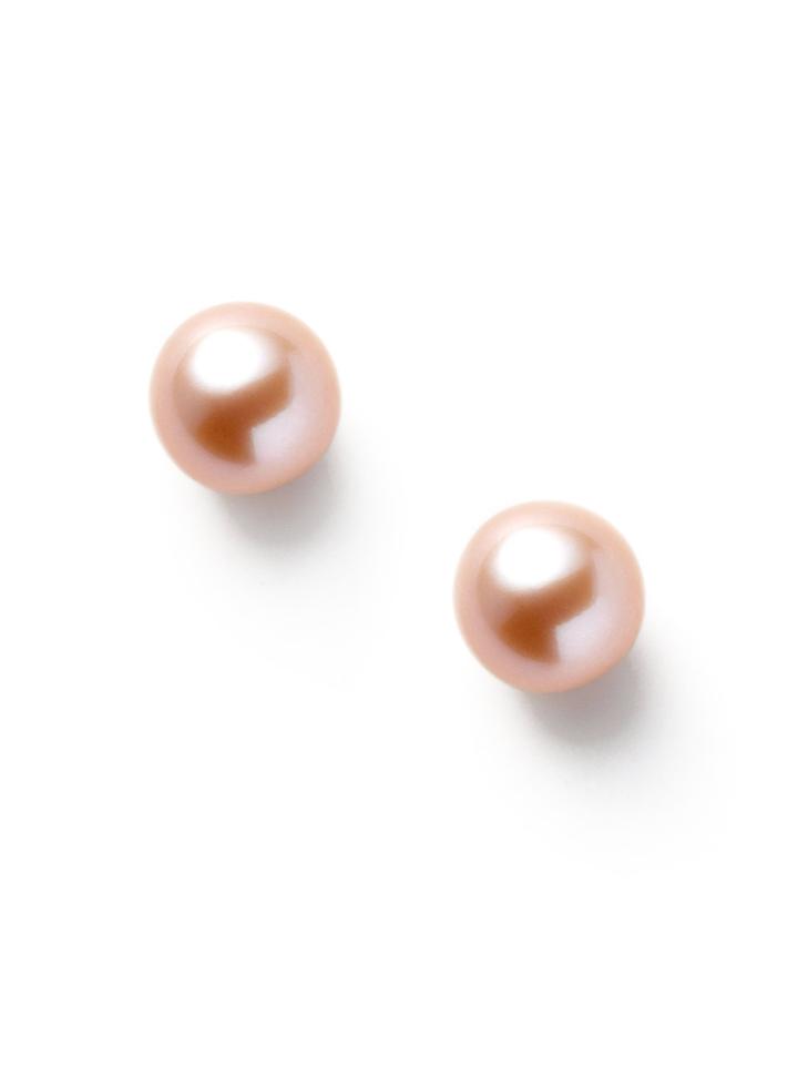 Tara Pearls Pink Freshwater Pearl Stud Earrings