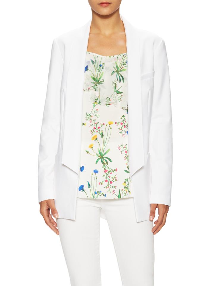 Marissa Webb Brunella Gathered Tie Back Blazer