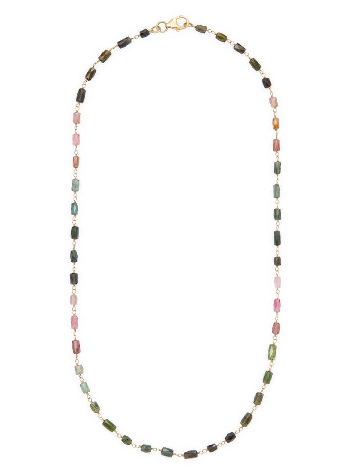 Bavna Multicolored Tourmaline Necklace