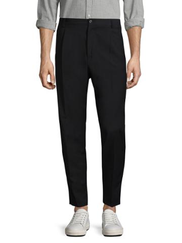David Naman Cropped Casual Pants