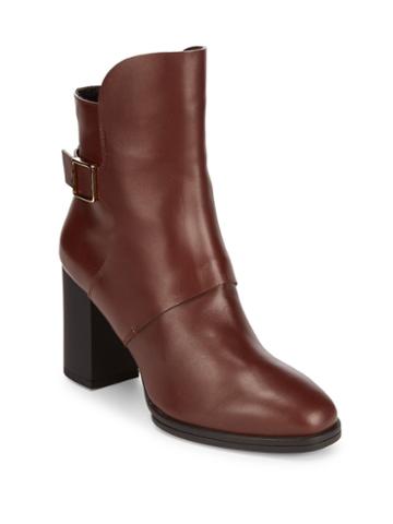 Tod Inchess Buckle Leather Booties