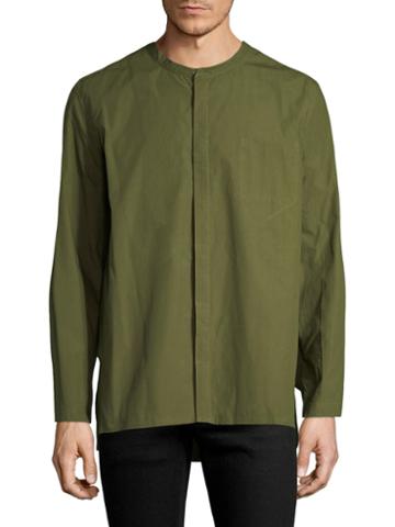 Den Im By Siki Im Solid Cotton Monk Shirt