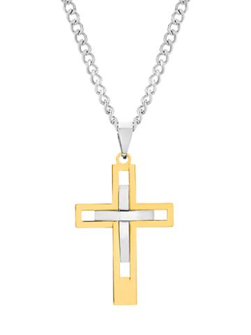 Creed 1913 Cross Curb Pendant Necklace