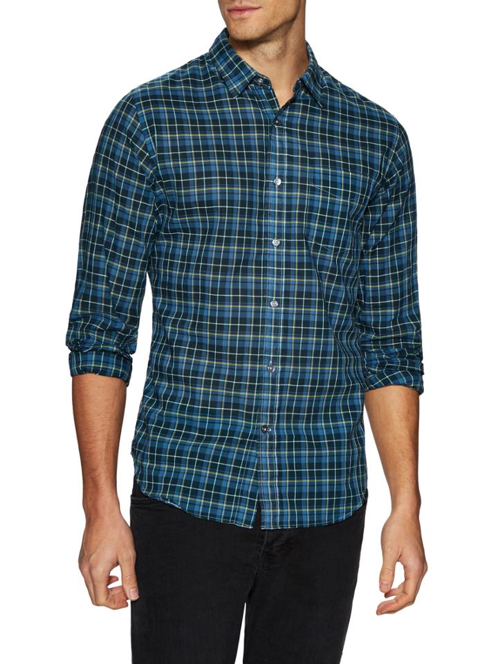 Relwen Airtex Madras Woven Sportshirt