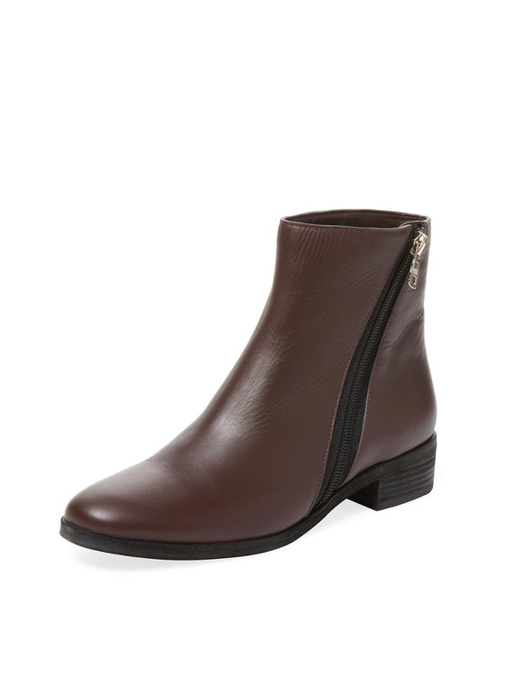See By Chloe Exposed Zip Leather Bootie