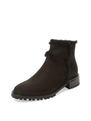 L.k.bennett Thomasine Leather & Shearling Bootie