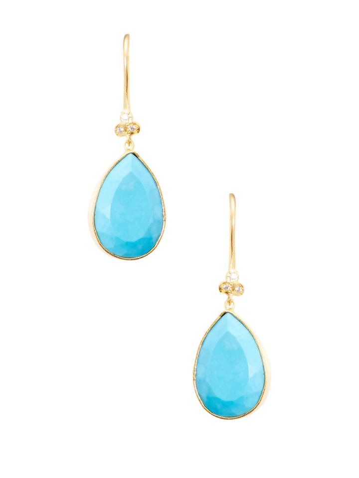 Kanupriya Turquoise Drop Earrings