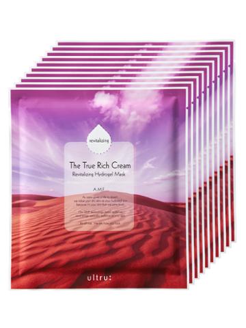 Ultru The True Rich Cream Revitalizing Hydrogel Mask (10 Pack) (25 G)