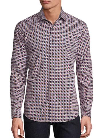 Robert Graham Friedrich 3d Geometric Shirt