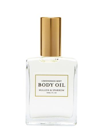 Mullein & Sparrow Lemongrass Mint Body Oil (1 Oz)
