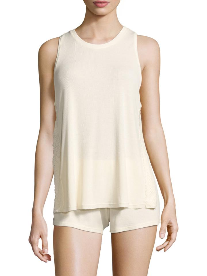 C&c California Lace Trim Tank And Sleep Shorts Set