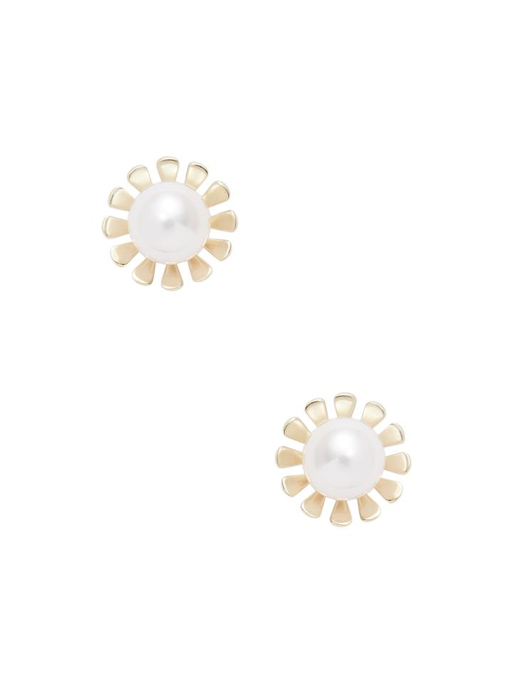 Tara Pearls Freshwater Pearl Flower Earrings