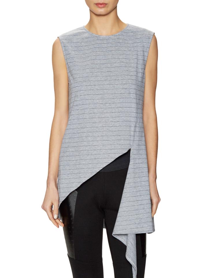 Whitney Eve Ascher Cotton Asymmetrical Top