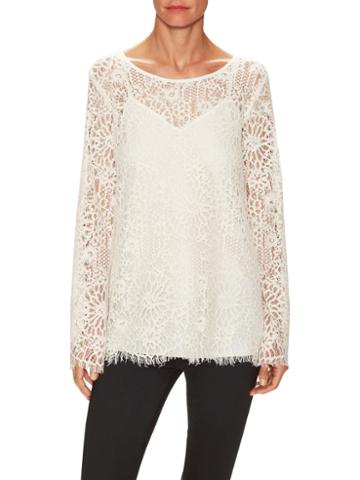 Falcon & Bloom Patchwork Lace Blouse